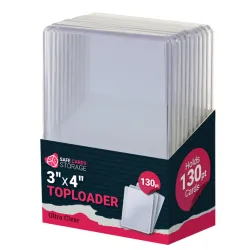 Toploader 130PT 3"x4" Ultra Clear 10 szt. SCS